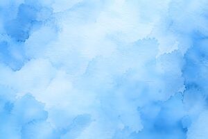 青い水彩のにじみ