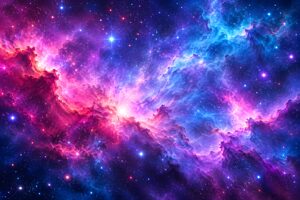 色鮮やかな宇宙の星雲