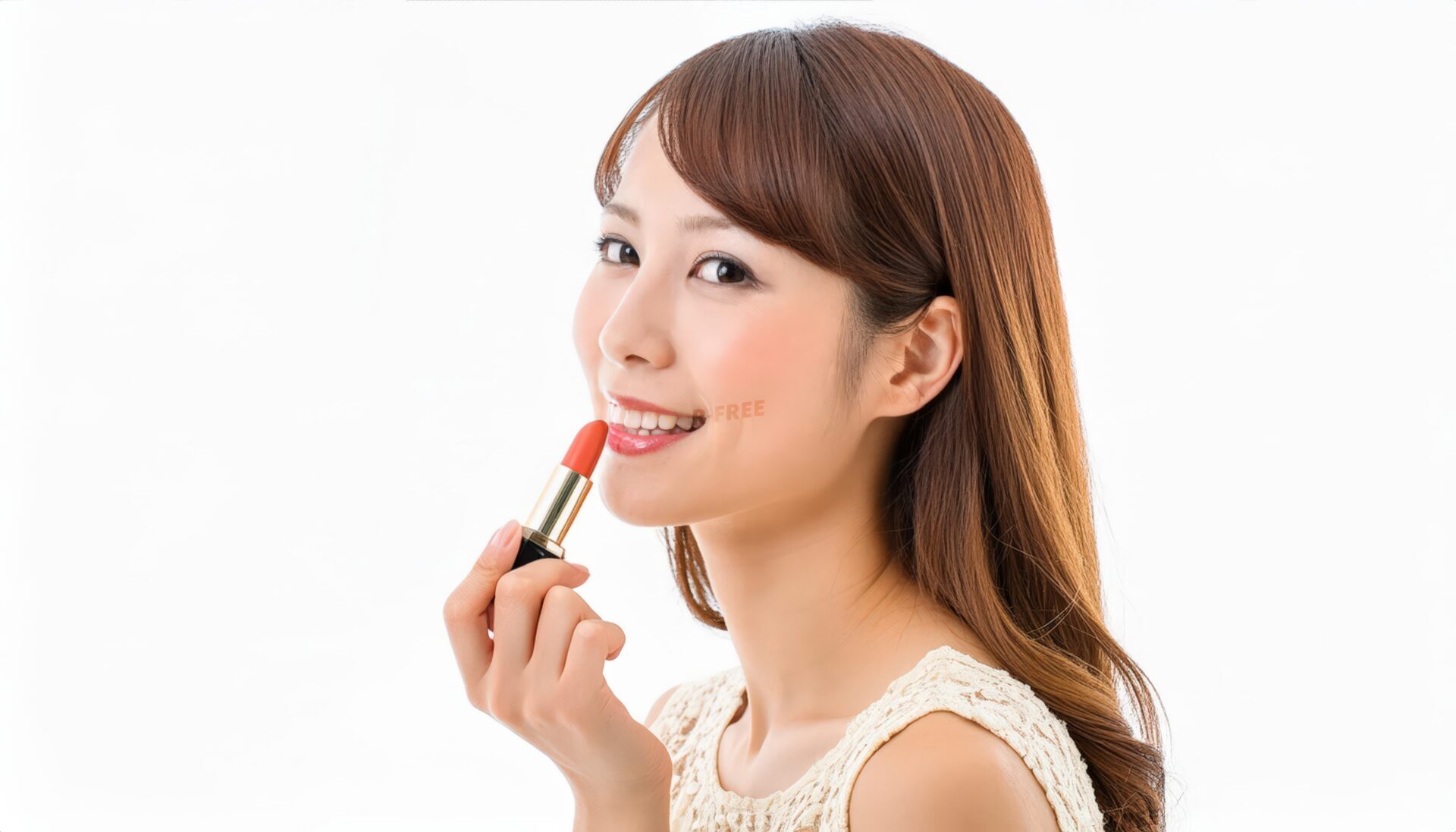 リップを持つ女性2