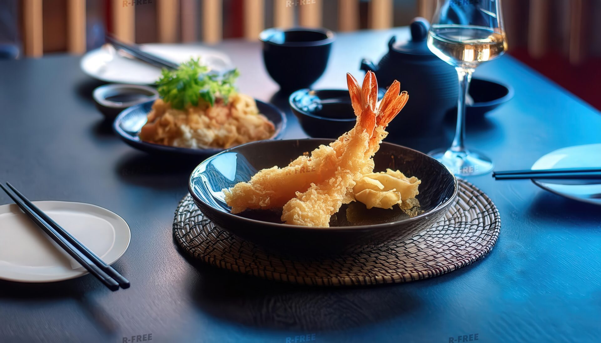 和食セットの海老天
