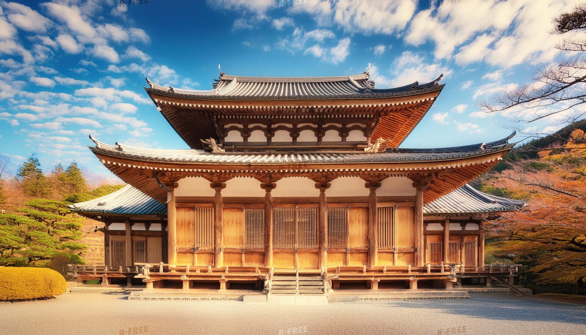 四季の移ろいを映す寺院建築