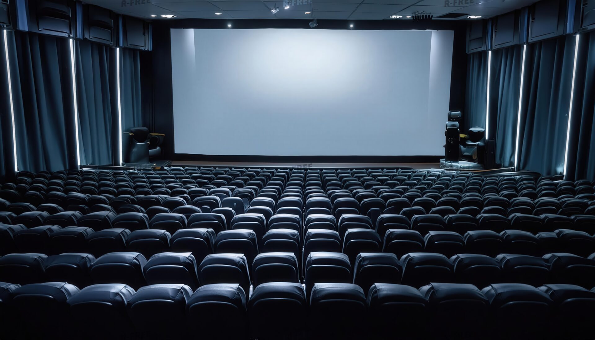 映画上映前の劇場