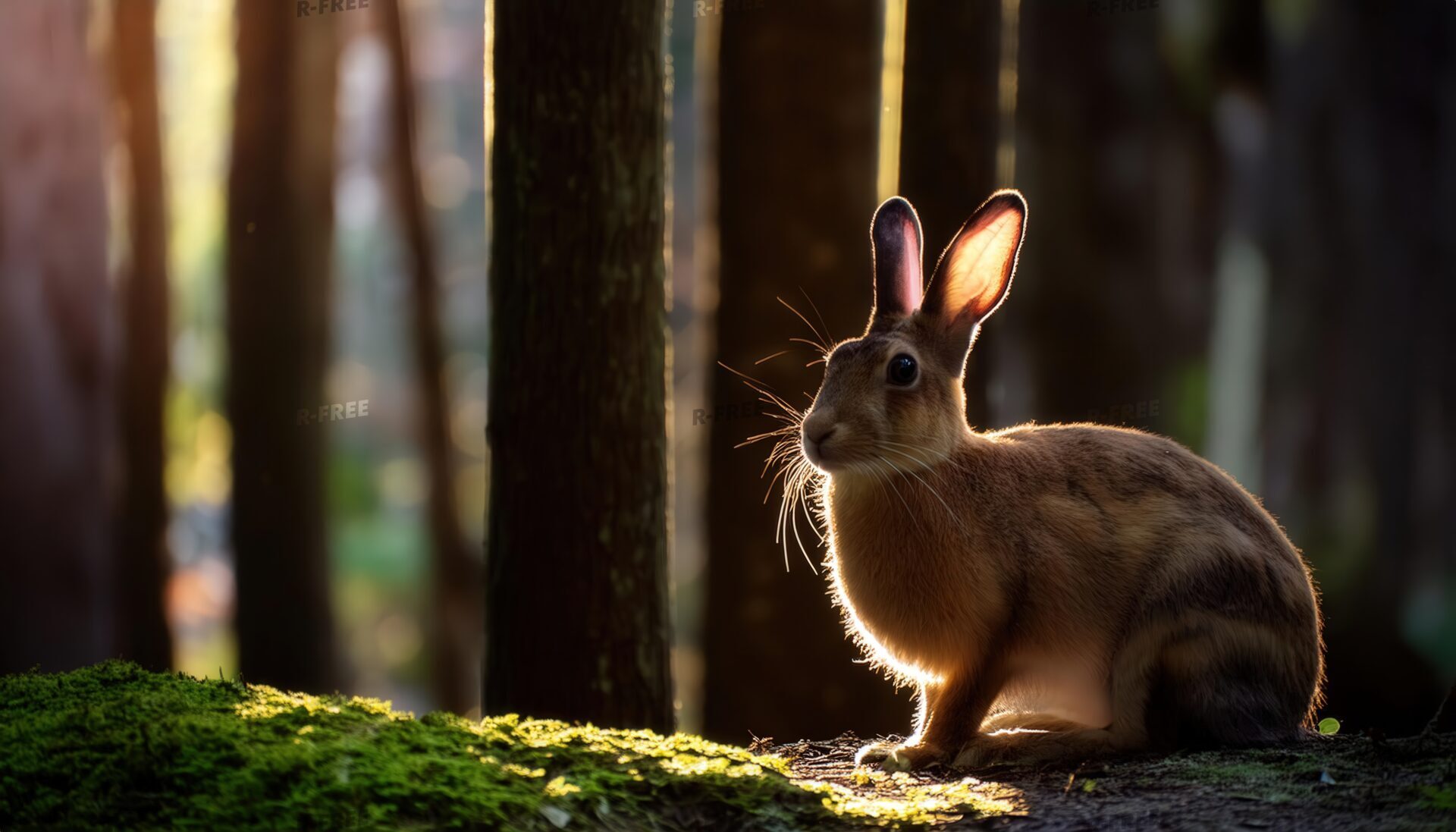 森の中のうさぎ