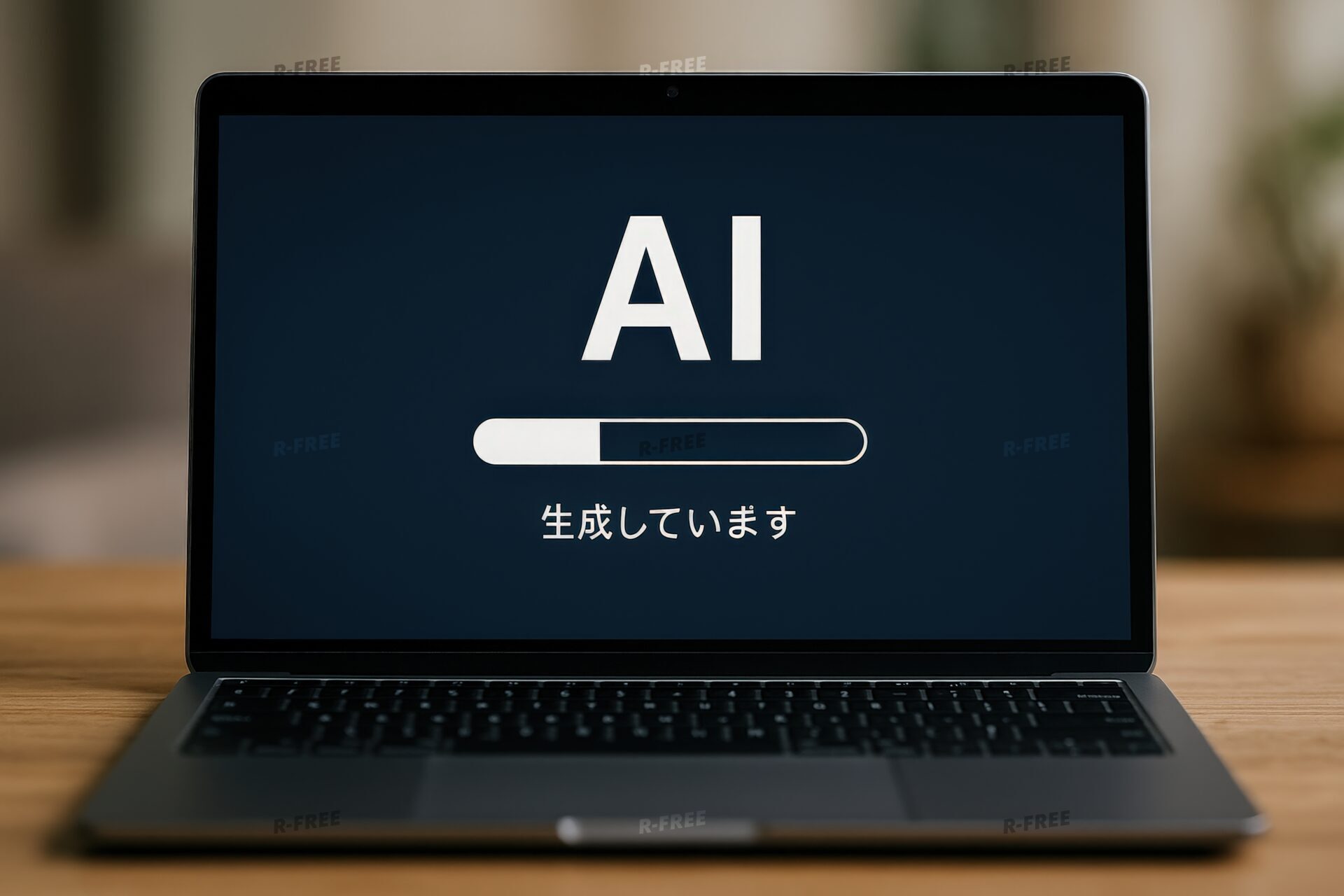シンプルなAI生成中の進捗表示