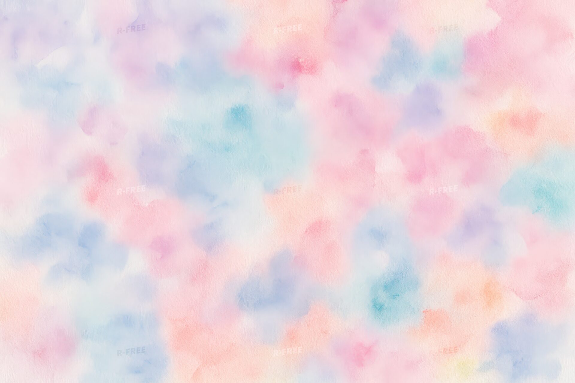 パステル調の水彩絵の具で描かれた柔らかい背景