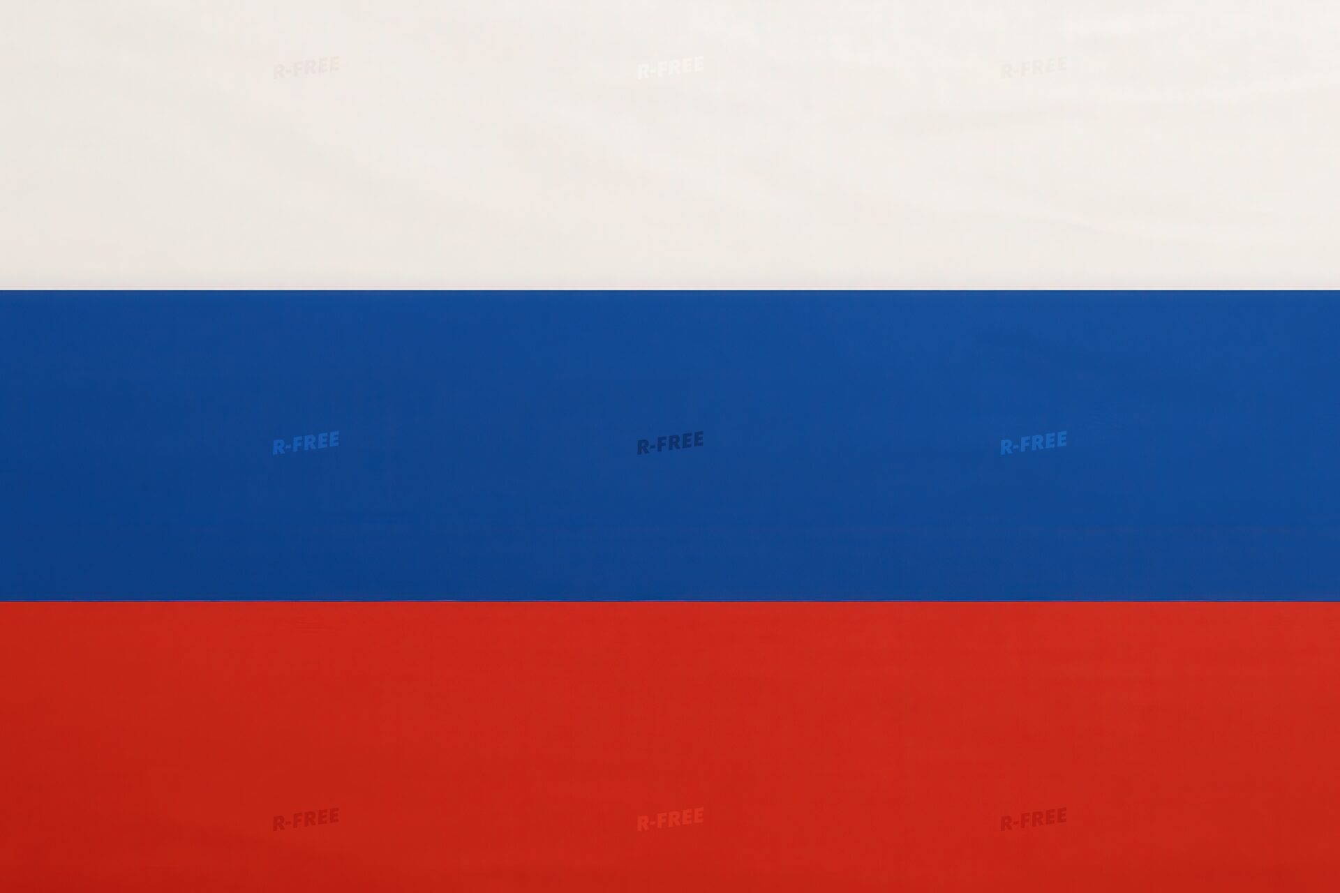 ロシア国旗のテクスチャが分かる拡大画像