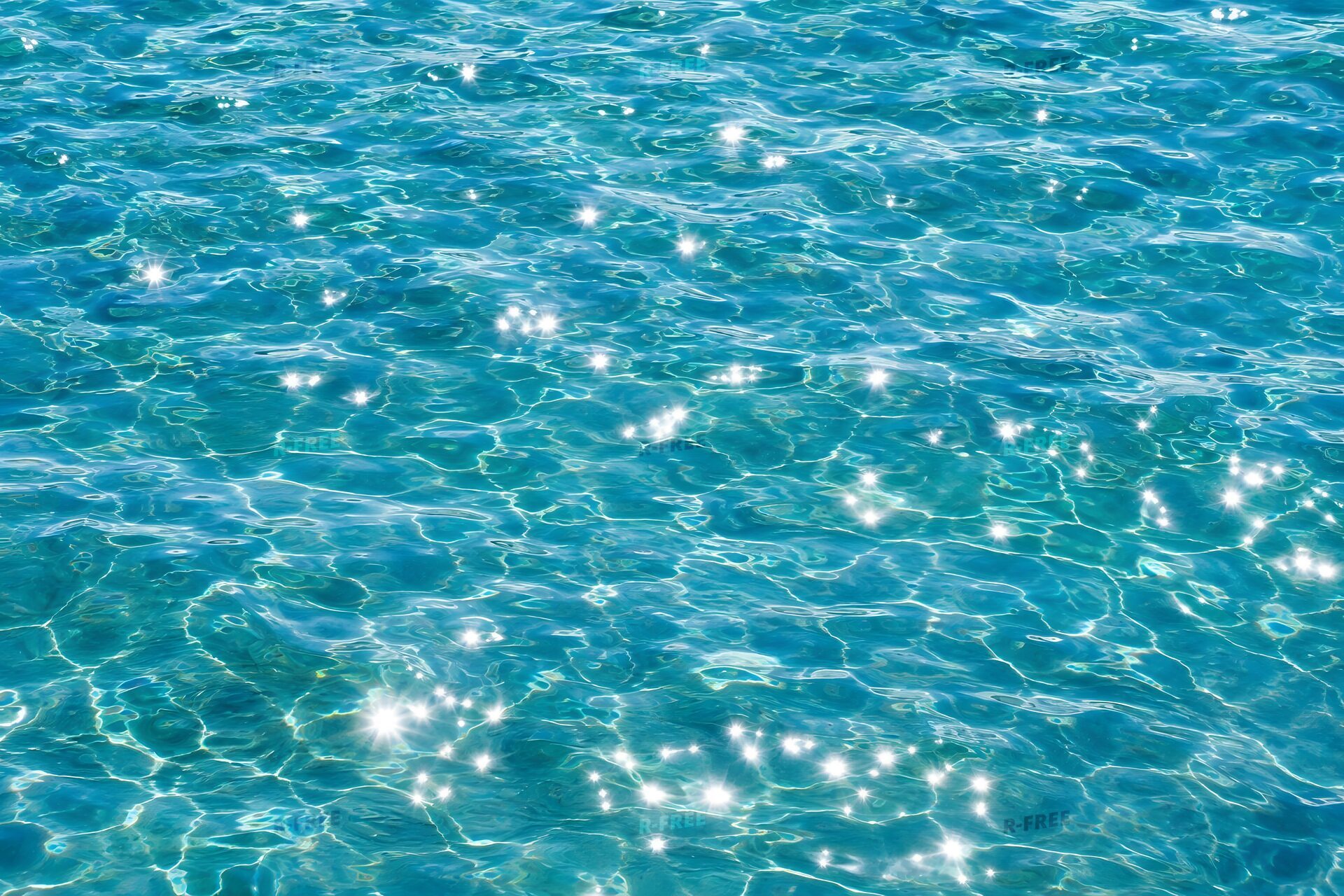 きらめく海の水面