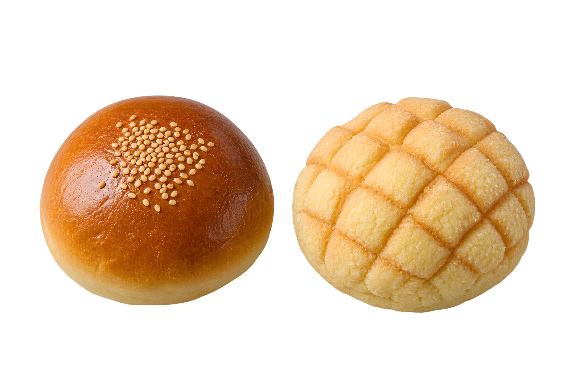 あんぱんとメロンパン
