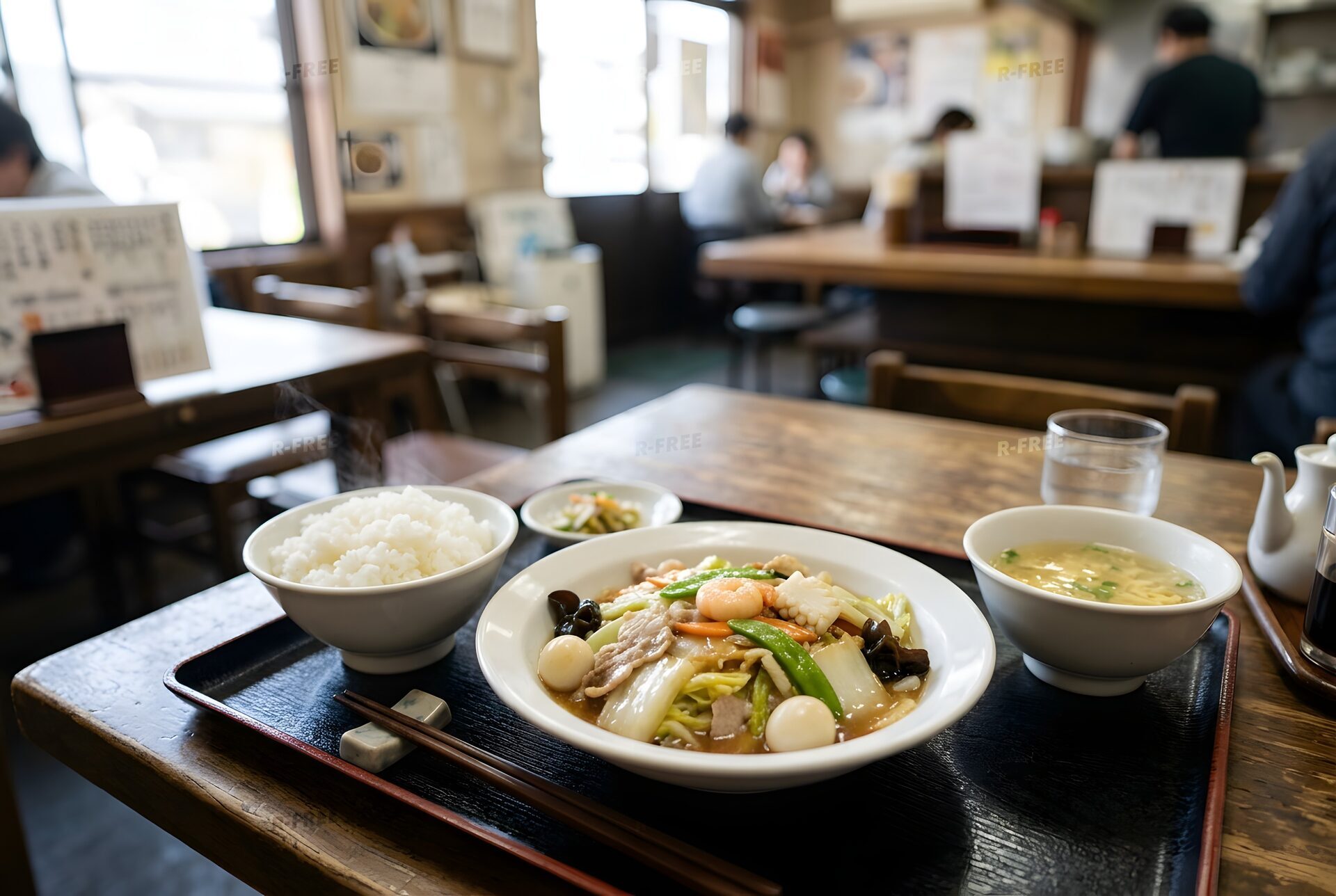 八宝菜の定食