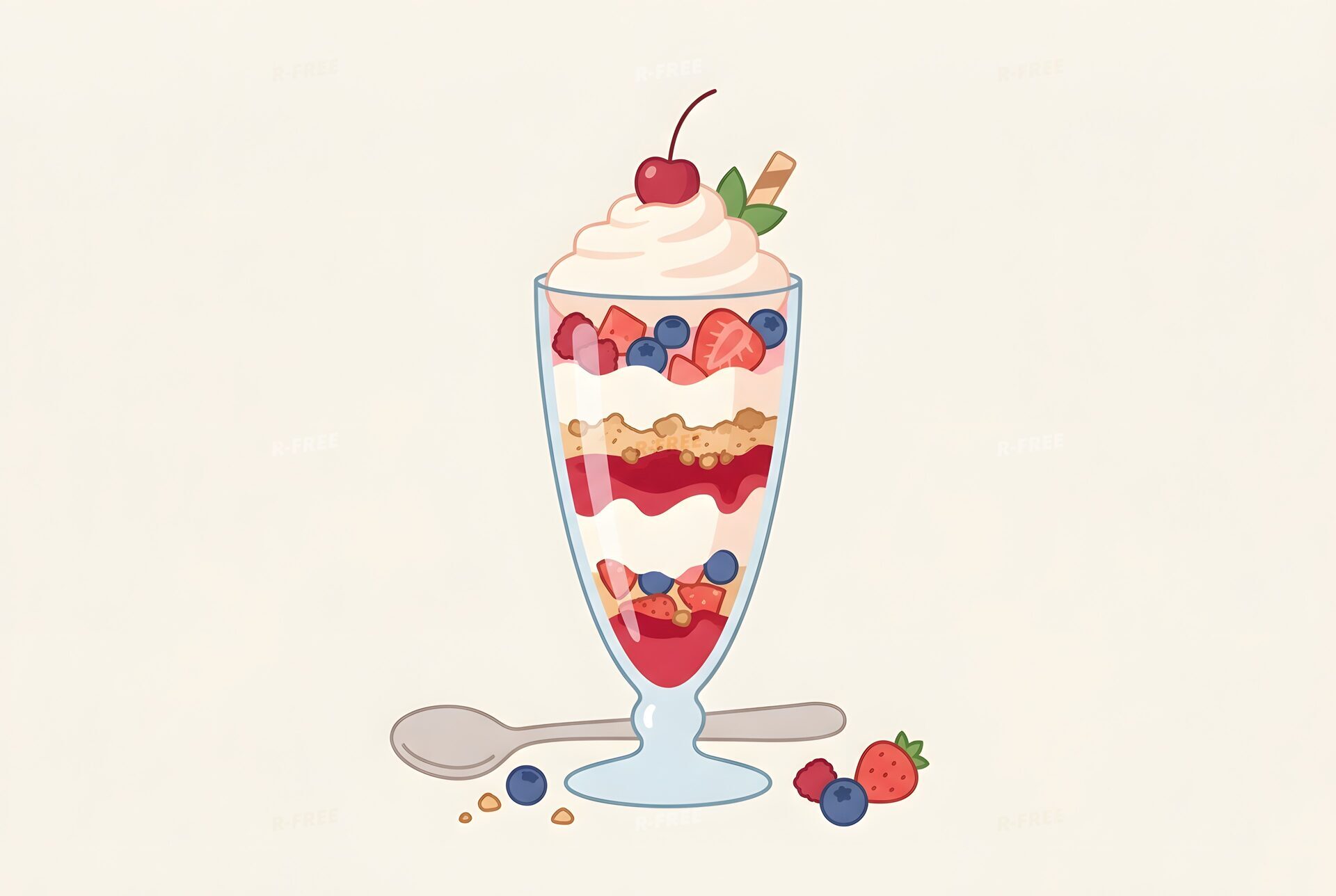 パフェのイラスト