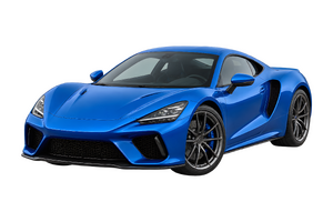 青いスポーツカー